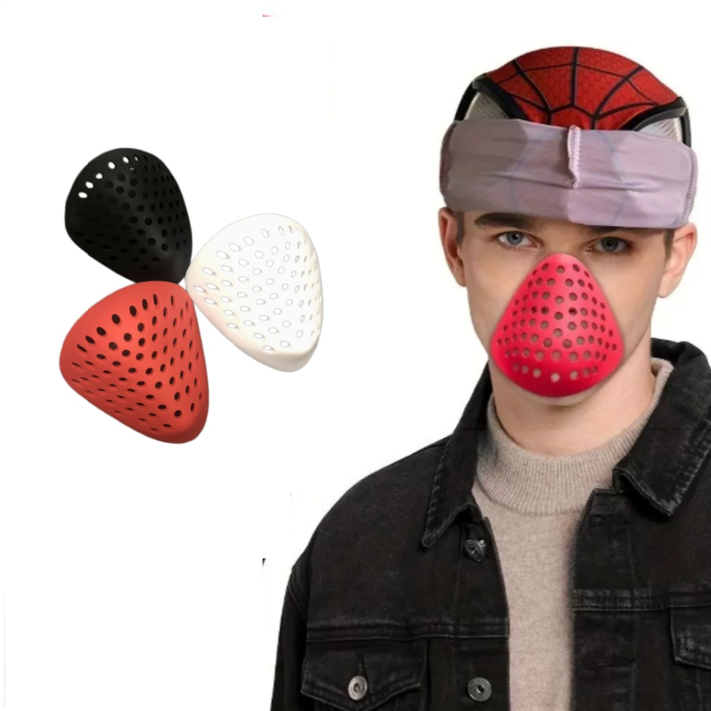 Half Face Mask 3D Spider Anime - огляд і ціна Silicone Mask Bracket