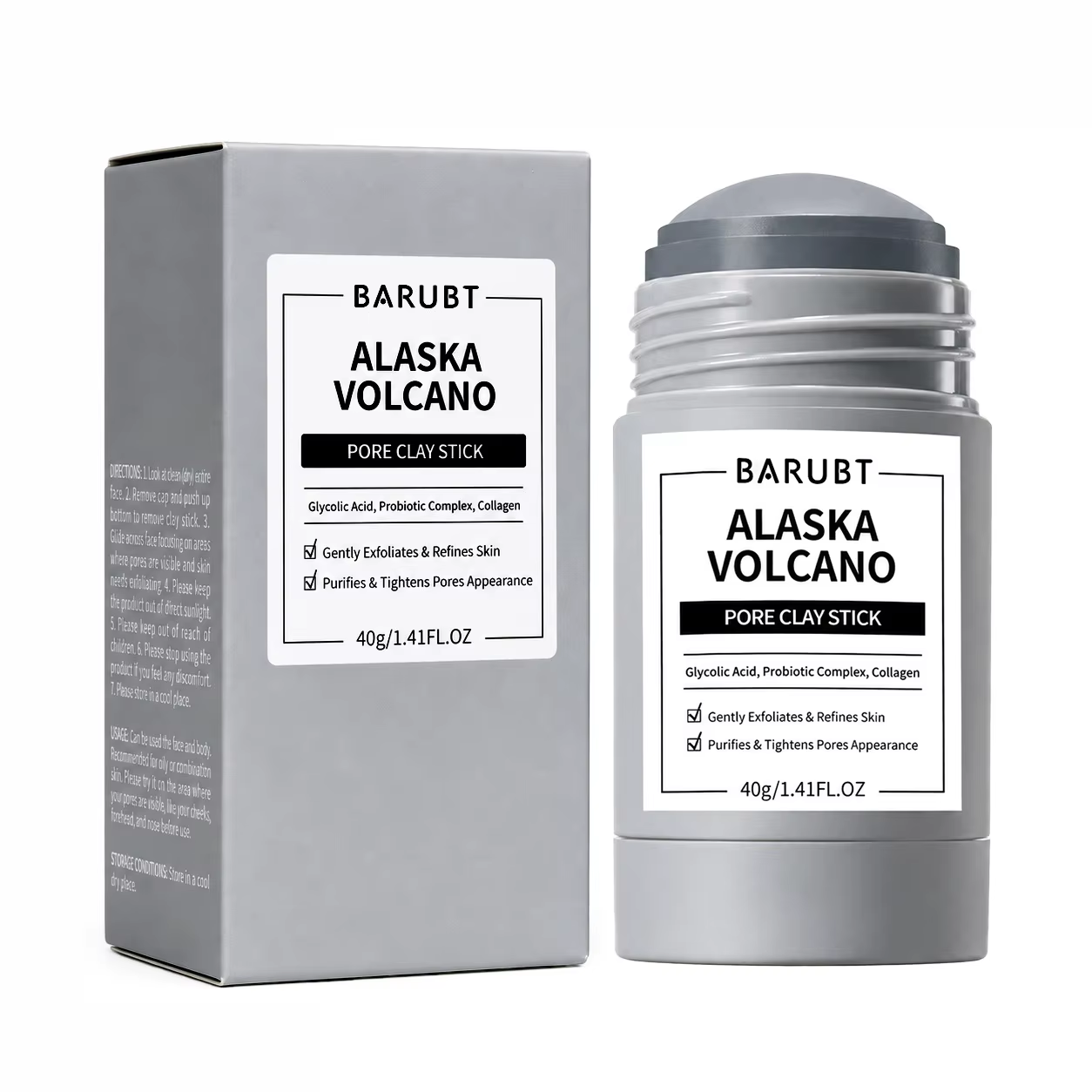 Alaska Volcano Pore Clay Stick - огляд і ціна Dust Mask Construction