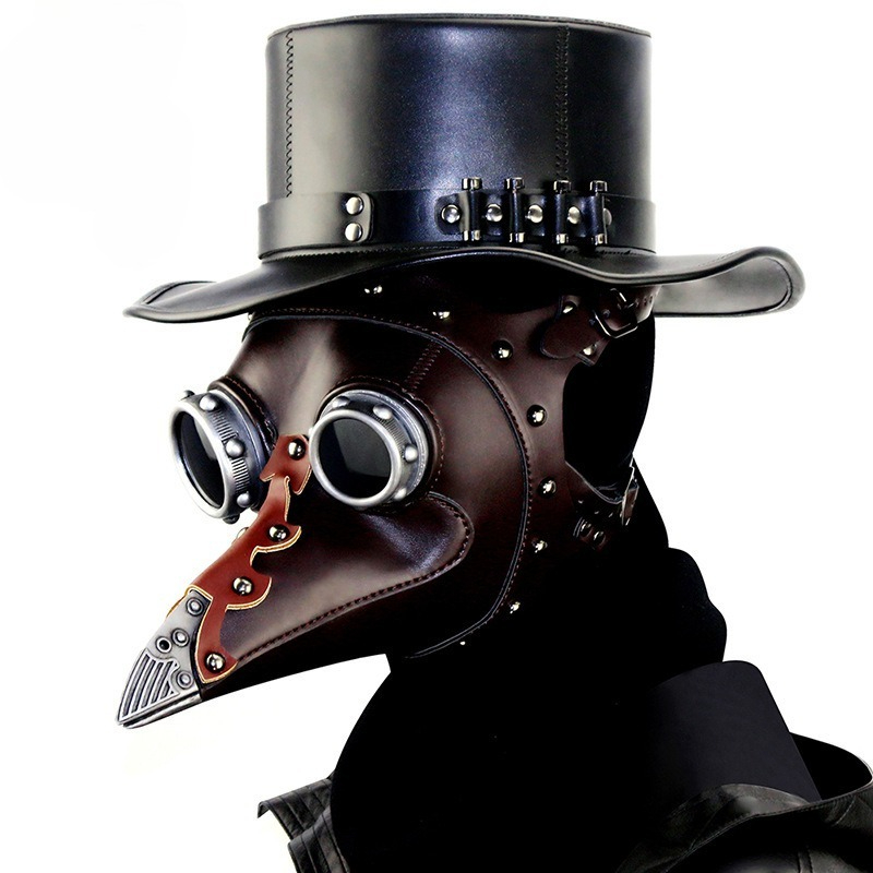 PU Leather Plague Doctor Mask  - огляд і ціна Disposable Surgical Mask