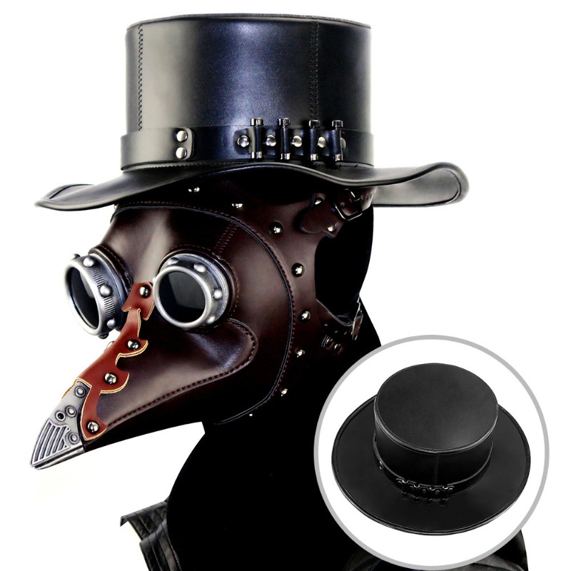 PU Leather Plague Doctor Mask  - огляд і ціна Disposable Surgical Mask