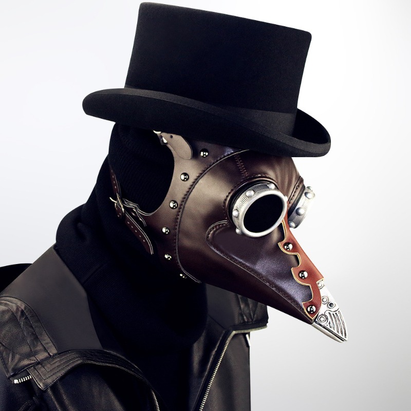 PU Leather Plague Doctor Mask  - огляд і ціна Disposable Surgical Mask