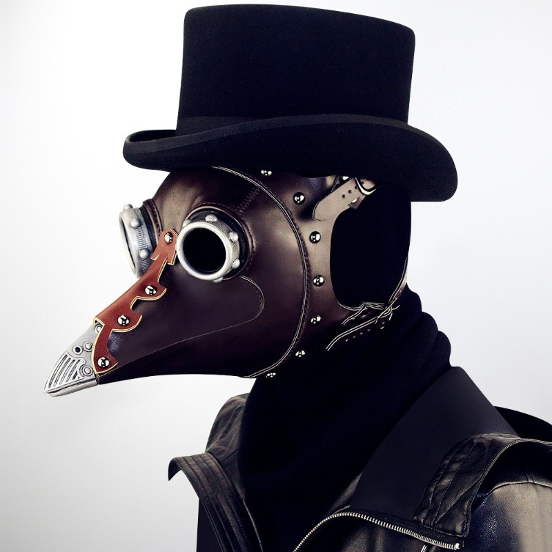 PU Leather Plague Doctor Mask  - огляд і ціна Disposable Surgical Mask