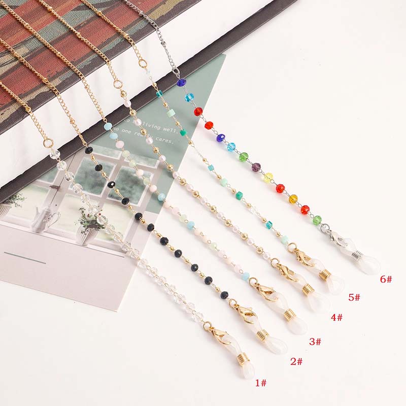 New Fashion Colorful Crystal G - огляд і ціна Mask Chain Holder