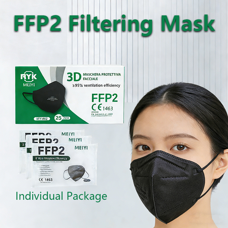 25/50PCS FFP2 CE Masks Safety  - огляд і ціна Anti Pollution Mask