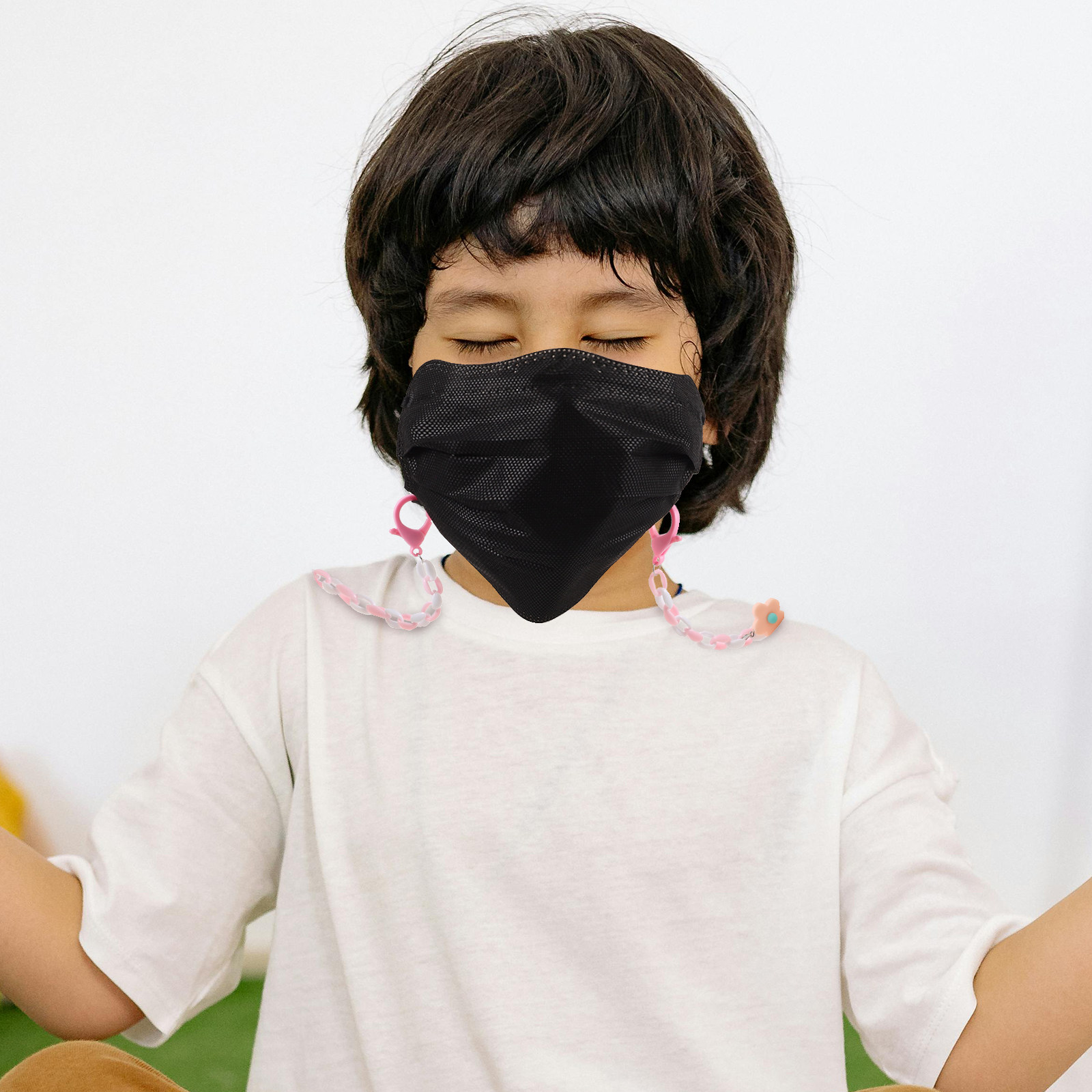 Colorful Floral Kids Mask Chai - огляд і ціна Mask Chain Holder