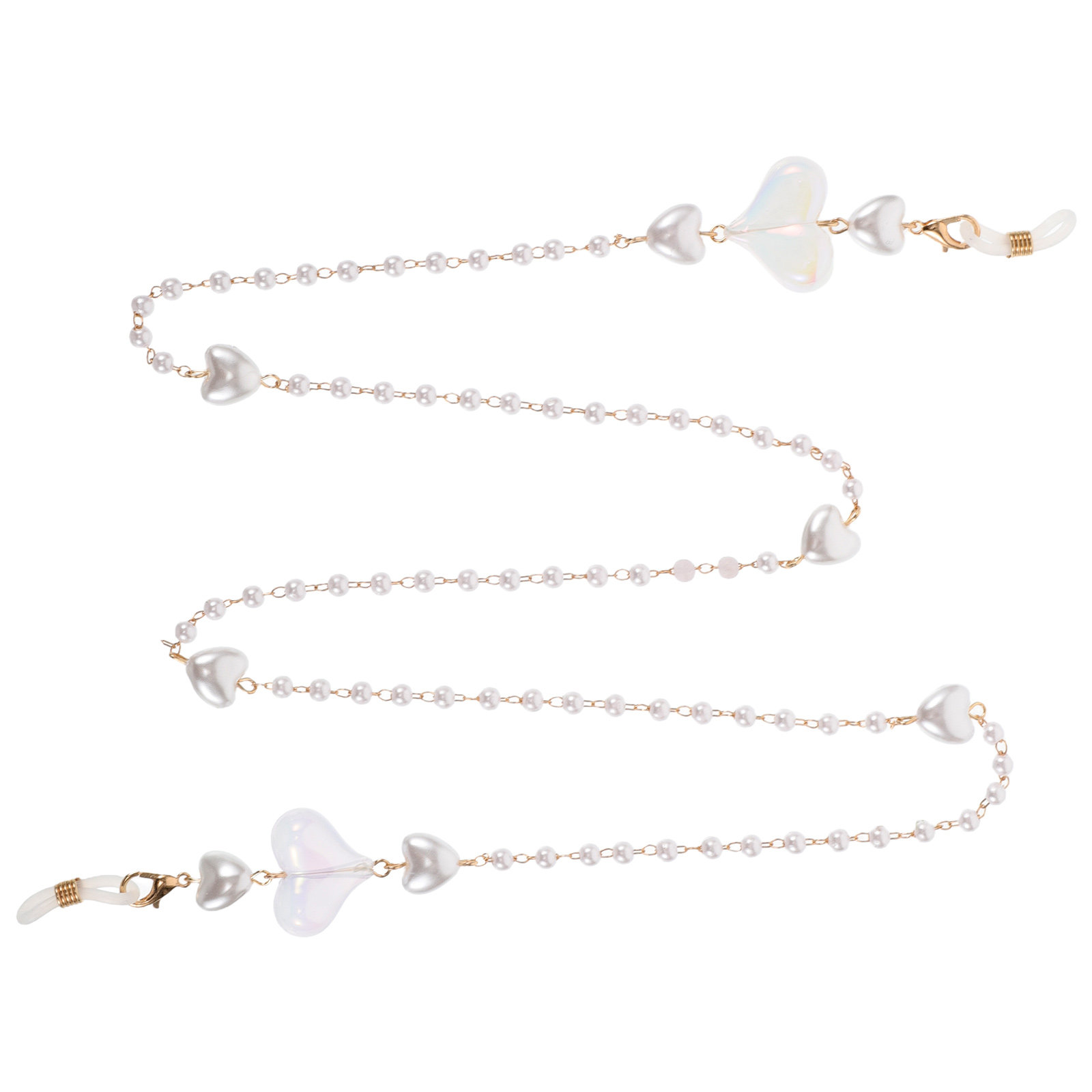Peach Heart Mask Chain with Si - огляд і ціна Mask Chain Holder