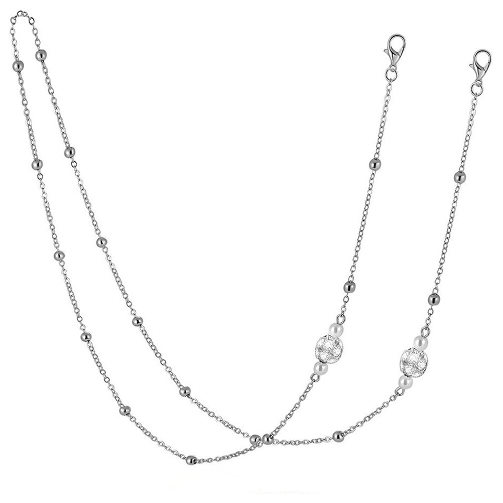 1Pcs Exquisite Pearl Embellish - огляд і ціна Mask Chain Holder