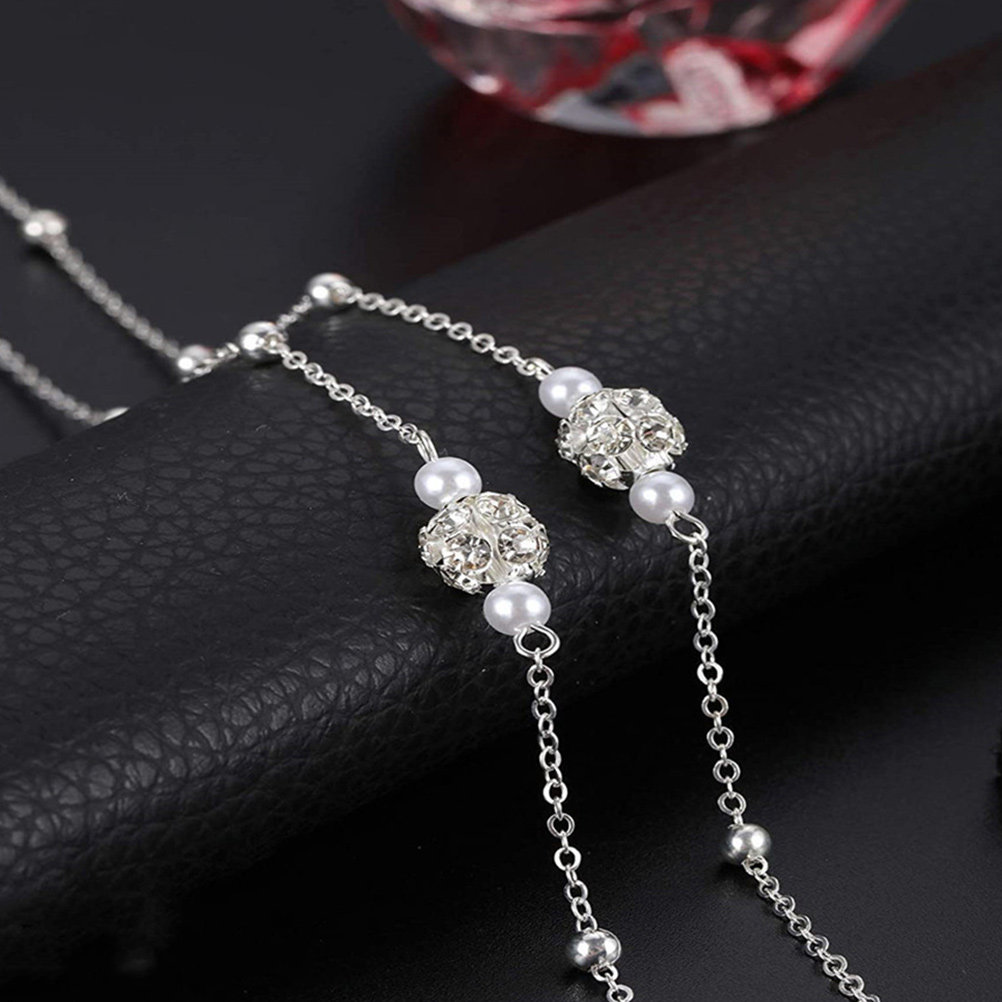 1Pcs Exquisite Pearl Embellish - огляд і ціна Mask Chain Holder